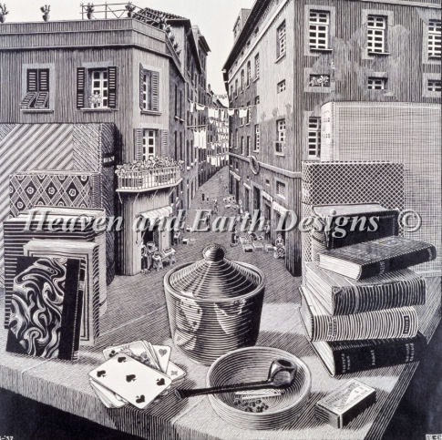 Still Life And Street - Click Image to Close